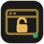 Browser-Ausnahme 64 px