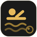 OBS · Schwimmen auf hellem Grund